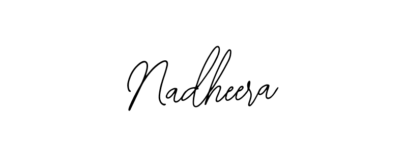 You should practise on your own different ways (Bearetta-2O07w) to write your name (Nadheera) in signature. don't let someone else do it for you. Nadheera signature style 12 images and pictures png