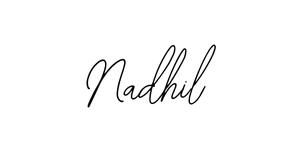 Also we have Nadhil name is the best signature style. Create professional handwritten signature collection using Bearetta-2O07w autograph style. Nadhil signature style 12 images and pictures png