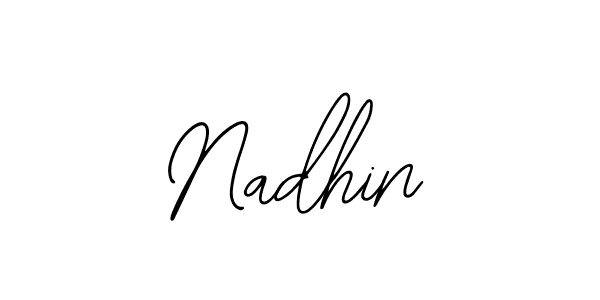 How to make Nadhin signature? Bearetta-2O07w is a professional autograph style. Create handwritten signature for Nadhin name. Nadhin signature style 12 images and pictures png