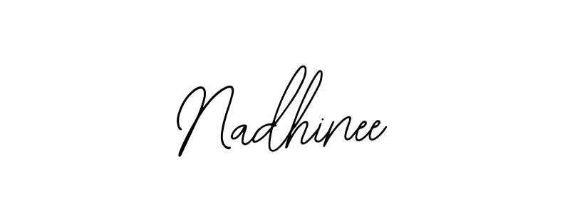 Make a beautiful signature design for name Nadhinee. Use this online signature maker to create a handwritten signature for free. Nadhinee signature style 12 images and pictures png