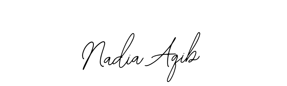 Nadia Aqib stylish signature style. Best Handwritten Sign (Bearetta-2O07w) for my name. Handwritten Signature Collection Ideas for my name Nadia Aqib. Nadia Aqib signature style 12 images and pictures png