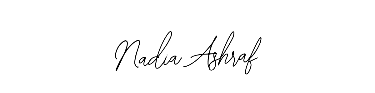 It looks lik you need a new signature style for name Nadia Ashraf. Design unique handwritten (Bearetta-2O07w) signature with our free signature maker in just a few clicks. Nadia Ashraf signature style 12 images and pictures png