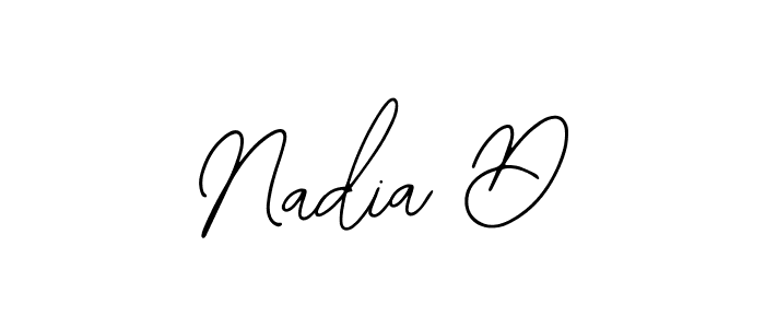 Create a beautiful signature design for name Nadia D. With this signature (Bearetta-2O07w) fonts, you can make a handwritten signature for free. Nadia D signature style 12 images and pictures png