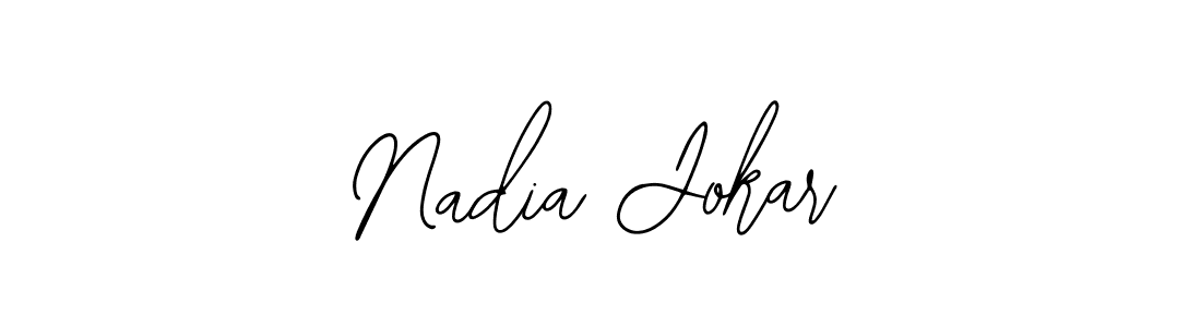 Create a beautiful signature design for name Nadia Jokar. With this signature (Bearetta-2O07w) fonts, you can make a handwritten signature for free. Nadia Jokar signature style 12 images and pictures png