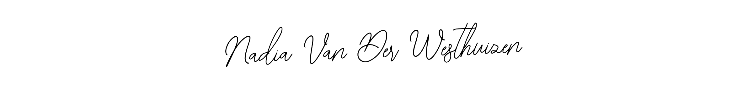 How to Draw Nadia Van Der Westhuizen signature style? Bearetta-2O07w is a latest design signature styles for name Nadia Van Der Westhuizen. Nadia Van Der Westhuizen signature style 12 images and pictures png