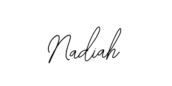 Also we have Nadiah name is the best signature style. Create professional handwritten signature collection using Bearetta-2O07w autograph style. Nadiah signature style 12 images and pictures png
