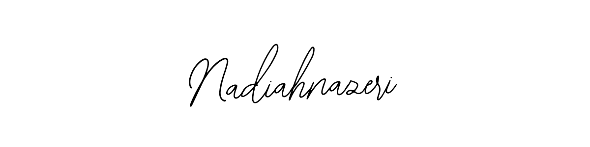 Create a beautiful signature design for name Nadiahnazeri. With this signature (Bearetta-2O07w) fonts, you can make a handwritten signature for free. Nadiahnazeri signature style 12 images and pictures png