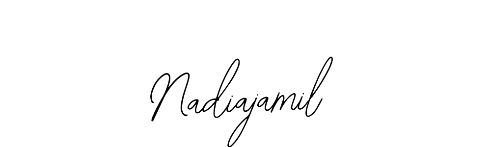 It looks lik you need a new signature style for name Nadiajamil. Design unique handwritten (Bearetta-2O07w) signature with our free signature maker in just a few clicks. Nadiajamil signature style 12 images and pictures png