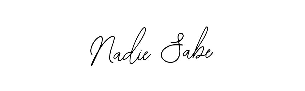 You should practise on your own different ways (Bearetta-2O07w) to write your name (Nadie Sabe) in signature. don't let someone else do it for you. Nadie Sabe signature style 12 images and pictures png