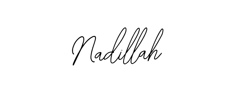 It looks lik you need a new signature style for name Nadillah. Design unique handwritten (Bearetta-2O07w) signature with our free signature maker in just a few clicks. Nadillah signature style 12 images and pictures png