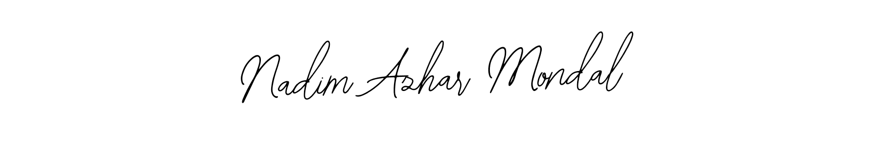 Similarly Bearetta-2O07w is the best handwritten signature design. Signature creator online .You can use it as an online autograph creator for name Nadim Azhar Mondal. Nadim Azhar Mondal signature style 12 images and pictures png