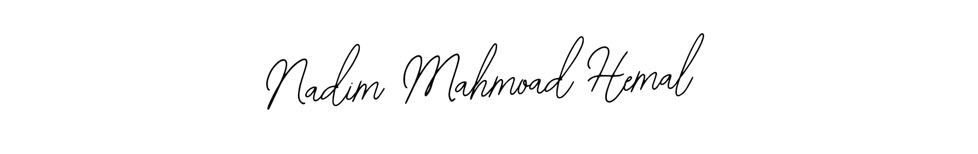 if you are searching for the best signature style for your name Nadim Mahmoad Hemal. so please give up your signature search. here we have designed multiple signature styles  using Bearetta-2O07w. Nadim Mahmoad Hemal signature style 12 images and pictures png