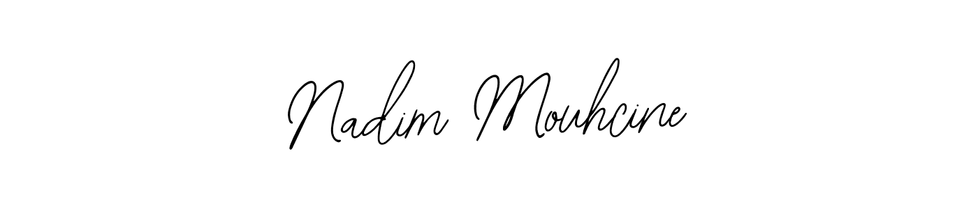 It looks lik you need a new signature style for name Nadim Mouhcine. Design unique handwritten (Bearetta-2O07w) signature with our free signature maker in just a few clicks. Nadim Mouhcine signature style 12 images and pictures png