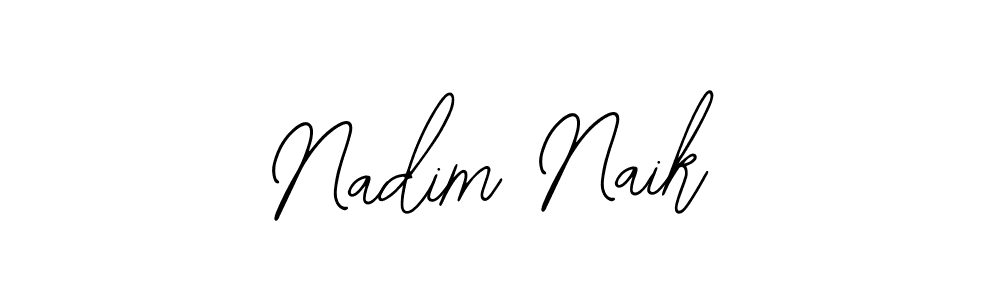 Also we have Nadim Naik name is the best signature style. Create professional handwritten signature collection using Bearetta-2O07w autograph style. Nadim Naik signature style 12 images and pictures png