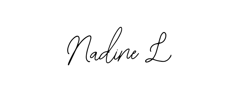 This is the best signature style for the Nadine L name. Also you like these signature font (Bearetta-2O07w). Mix name signature. Nadine L signature style 12 images and pictures png
