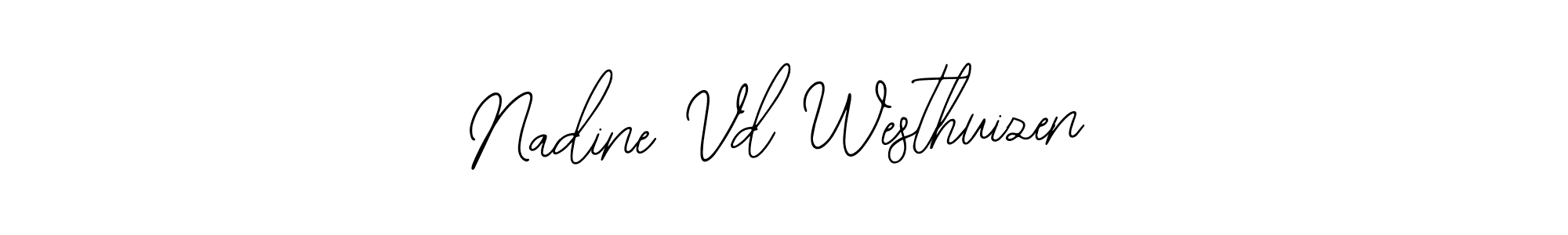 Nadine Vd Westhuizen stylish signature style. Best Handwritten Sign (Bearetta-2O07w) for my name. Handwritten Signature Collection Ideas for my name Nadine Vd Westhuizen. Nadine Vd Westhuizen signature style 12 images and pictures png
