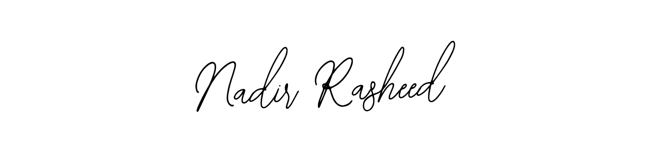 Also we have Nadir Rasheed name is the best signature style. Create professional handwritten signature collection using Bearetta-2O07w autograph style. Nadir Rasheed signature style 12 images and pictures png