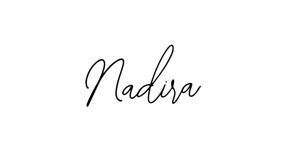 if you are searching for the best signature style for your name Nadira. so please give up your signature search. here we have designed multiple signature styles  using Bearetta-2O07w. Nadira signature style 12 images and pictures png