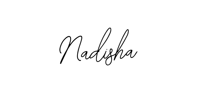 Make a beautiful signature design for name Nadisha. Use this online signature maker to create a handwritten signature for free. Nadisha signature style 12 images and pictures png