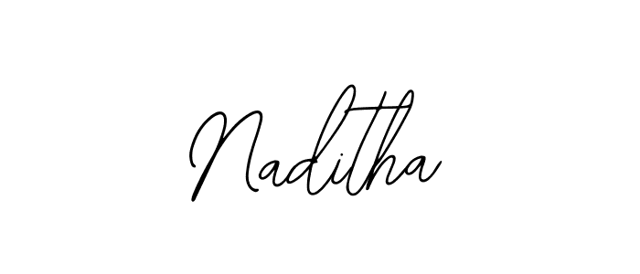 Make a beautiful signature design for name Naditha. With this signature (Bearetta-2O07w) style, you can create a handwritten signature for free. Naditha signature style 12 images and pictures png