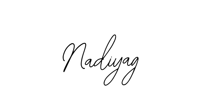 Make a beautiful signature design for name Nadiyag. Use this online signature maker to create a handwritten signature for free. Nadiyag signature style 12 images and pictures png