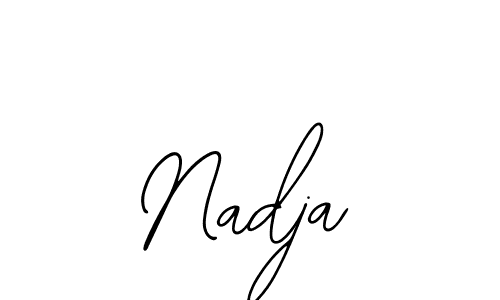 Make a beautiful signature design for name Nadja. Use this online signature maker to create a handwritten signature for free. Nadja signature style 12 images and pictures png