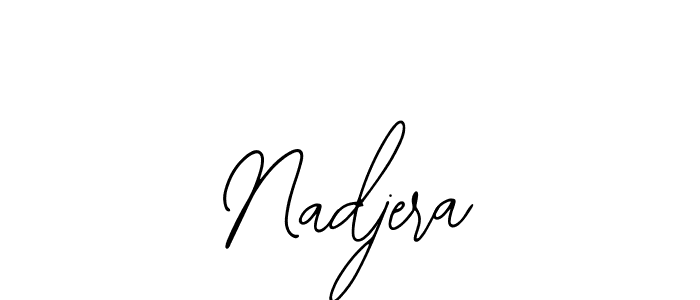 Bearetta-2O07w is a professional signature style that is perfect for those who want to add a touch of class to their signature. It is also a great choice for those who want to make their signature more unique. Get Nadjera name to fancy signature for free. Nadjera signature style 12 images and pictures png