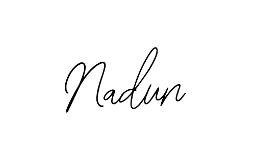 Design your own signature with our free online signature maker. With this signature software, you can create a handwritten (Bearetta-2O07w) signature for name Nadun. Nadun signature style 12 images and pictures png