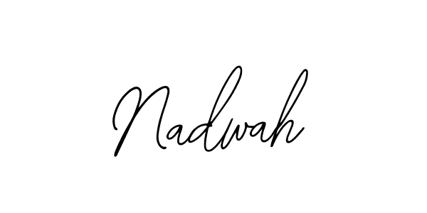 Also You can easily find your signature by using the search form. We will create Nadwah name handwritten signature images for you free of cost using Bearetta-2O07w sign style. Nadwah signature style 12 images and pictures png