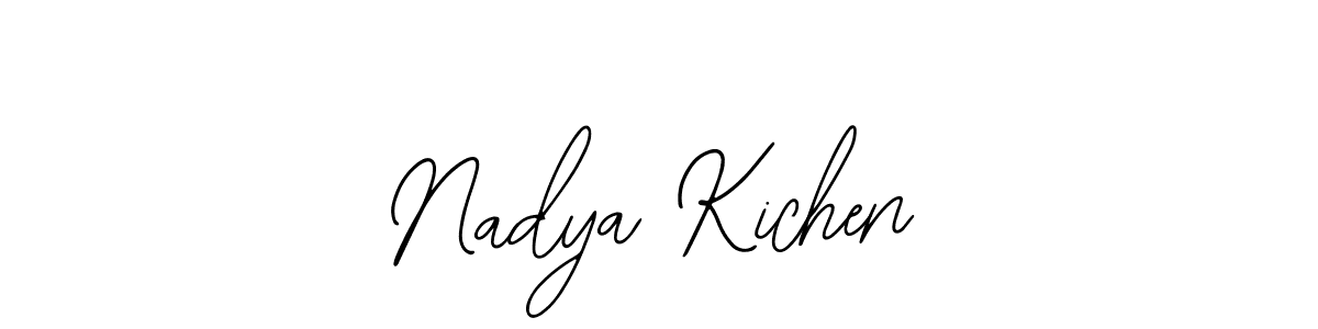 This is the best signature style for the Nadya Kichen name. Also you like these signature font (Bearetta-2O07w). Mix name signature. Nadya Kichen signature style 12 images and pictures png