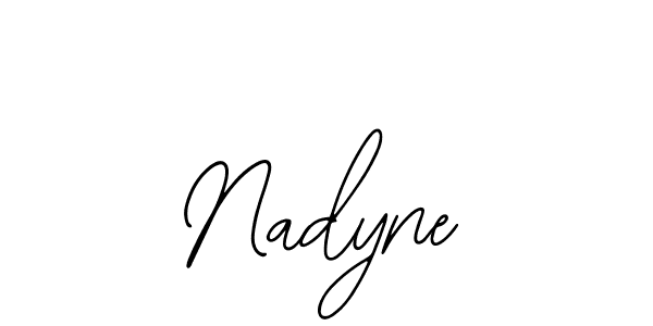 Create a beautiful signature design for name Nadyne. With this signature (Bearetta-2O07w) fonts, you can make a handwritten signature for free. Nadyne signature style 12 images and pictures png