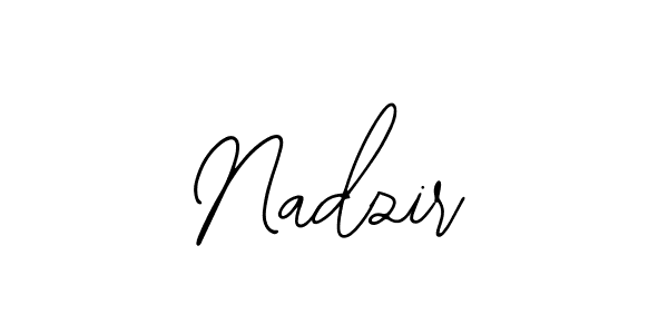 The best way (Bearetta-2O07w) to make a short signature is to pick only two or three words in your name. The name Nadzir include a total of six letters. For converting this name. Nadzir signature style 12 images and pictures png