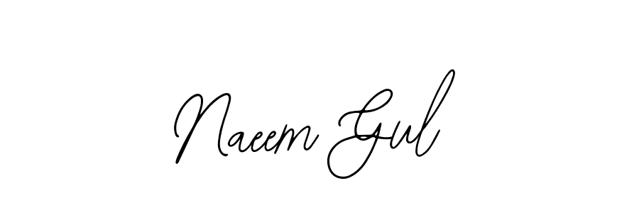 Use a signature maker to create a handwritten signature online. With this signature software, you can design (Bearetta-2O07w) your own signature for name Naeem Gul. Naeem Gul signature style 12 images and pictures png