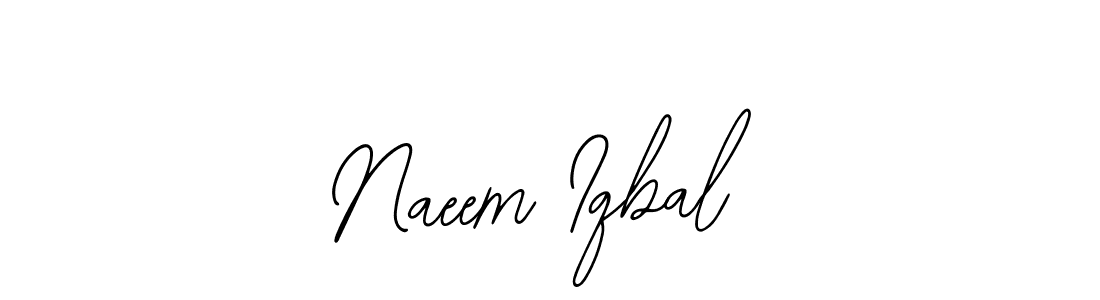 This is the best signature style for the Naeem Iqbal name. Also you like these signature font (Bearetta-2O07w). Mix name signature. Naeem Iqbal signature style 12 images and pictures png