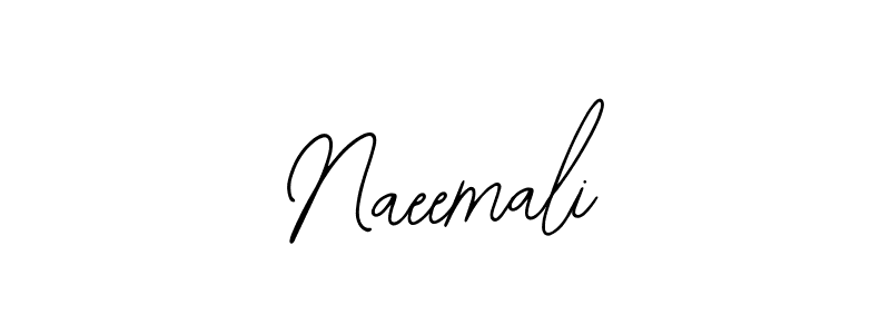 How to make Naeemali name signature. Use Bearetta-2O07w style for creating short signs online. This is the latest handwritten sign. Naeemali signature style 12 images and pictures png