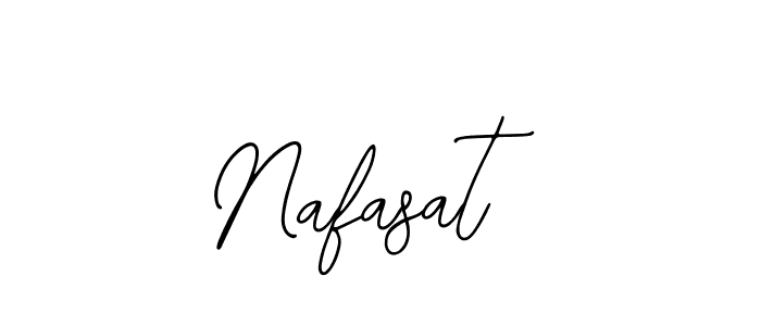 You should practise on your own different ways (Bearetta-2O07w) to write your name (Nafasat) in signature. don't let someone else do it for you. Nafasat signature style 12 images and pictures png