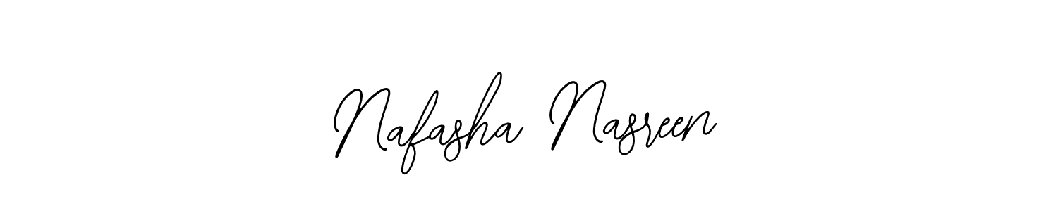 Design your own signature with our free online signature maker. With this signature software, you can create a handwritten (Bearetta-2O07w) signature for name Nafasha Nasreen. Nafasha Nasreen signature style 12 images and pictures png