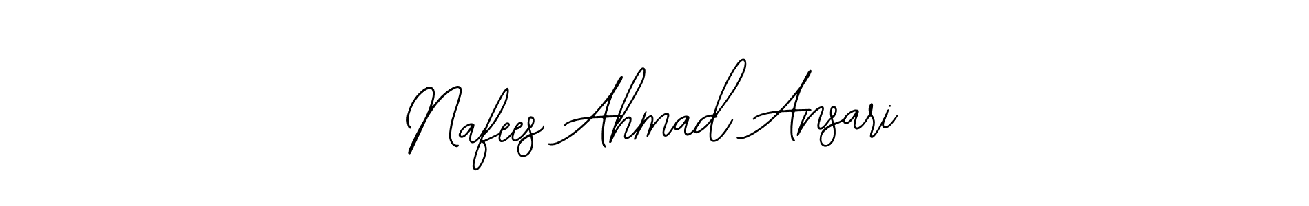 Bearetta-2O07w is a professional signature style that is perfect for those who want to add a touch of class to their signature. It is also a great choice for those who want to make their signature more unique. Get Nafees Ahmad Ansari name to fancy signature for free. Nafees Ahmad Ansari signature style 12 images and pictures png