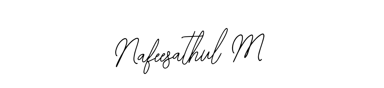 Nafeesathul M stylish signature style. Best Handwritten Sign (Bearetta-2O07w) for my name. Handwritten Signature Collection Ideas for my name Nafeesathul M. Nafeesathul M signature style 12 images and pictures png