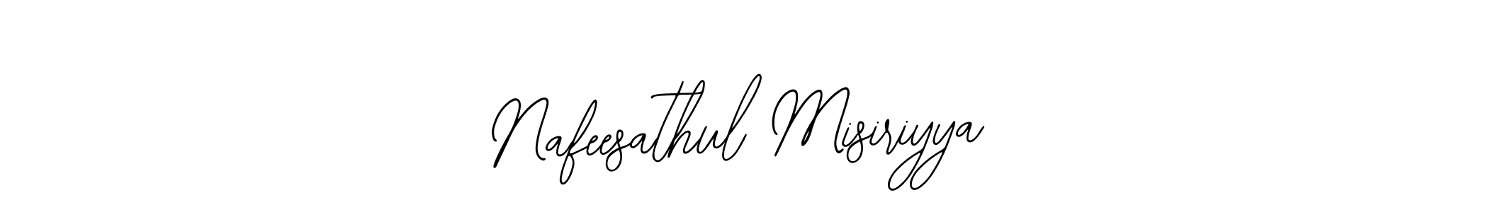 Create a beautiful signature design for name Nafeesathul Misiriyya. With this signature (Bearetta-2O07w) fonts, you can make a handwritten signature for free. Nafeesathul Misiriyya signature style 12 images and pictures png