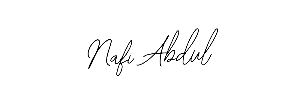 Also You can easily find your signature by using the search form. We will create Nafi Abdul name handwritten signature images for you free of cost using Bearetta-2O07w sign style. Nafi Abdul signature style 12 images and pictures png