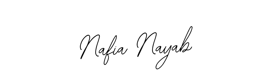You should practise on your own different ways (Bearetta-2O07w) to write your name (Nafia Nayab) in signature. don't let someone else do it for you. Nafia Nayab signature style 12 images and pictures png