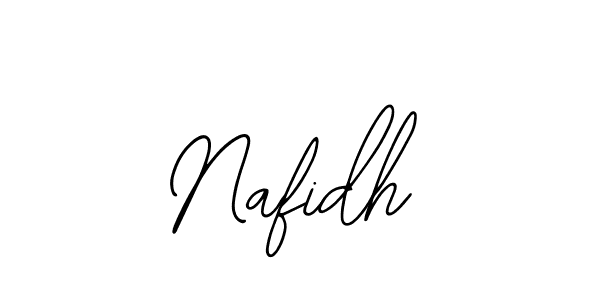 How to make Nafidh name signature. Use Bearetta-2O07w style for creating short signs online. This is the latest handwritten sign. Nafidh signature style 12 images and pictures png