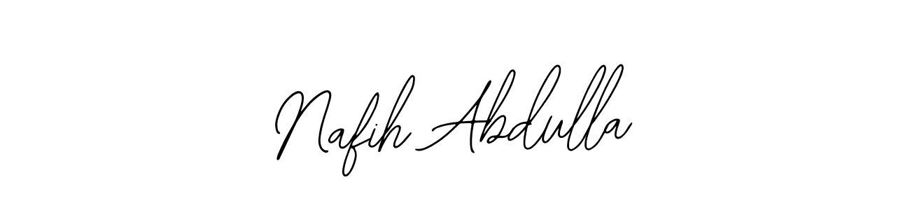 You should practise on your own different ways (Bearetta-2O07w) to write your name (Nafih Abdulla) in signature. don't let someone else do it for you. Nafih Abdulla signature style 12 images and pictures png