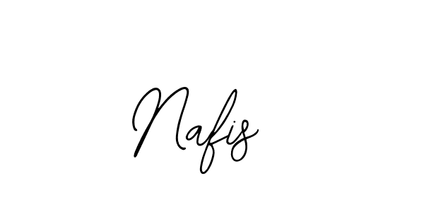 The best way (Bearetta-2O07w) to make a short signature is to pick only two or three words in your name. The name Nafis  include a total of six letters. For converting this name. Nafis  signature style 12 images and pictures png