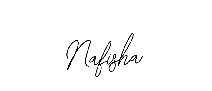 How to make Nafisha name signature. Use Bearetta-2O07w style for creating short signs online. This is the latest handwritten sign. Nafisha signature style 12 images and pictures png