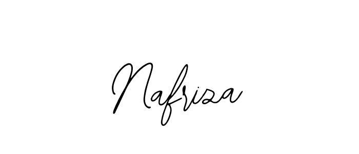 How to make Nafriza name signature. Use Bearetta-2O07w style for creating short signs online. This is the latest handwritten sign. Nafriza signature style 12 images and pictures png