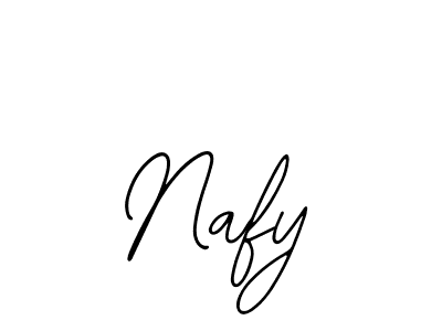 if you are searching for the best signature style for your name Nafy. so please give up your signature search. here we have designed multiple signature styles  using Bearetta-2O07w. Nafy signature style 12 images and pictures png