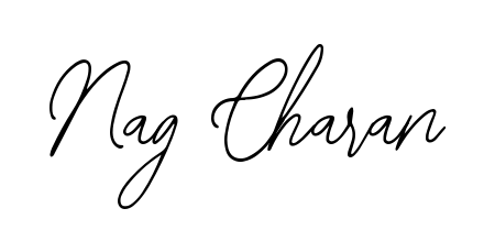 The best way (Bearetta-2O07w) to make a short signature is to pick only two or three words in your name. For converting this name Nag Charan. Nag Charan signature style 12 images and pictures png