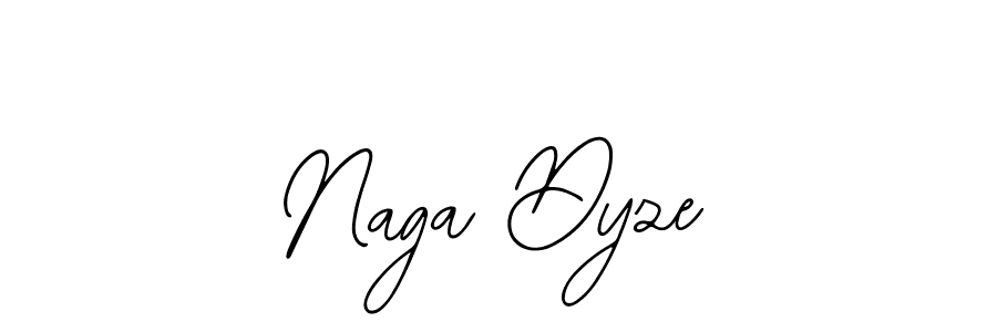 Use a signature maker to create a handwritten signature online. With this signature software, you can design (Bearetta-2O07w) your own signature for name Naga Dyze. Naga Dyze signature style 12 images and pictures png